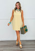 Lemon Sleeveless Mini Dress (Reg.)