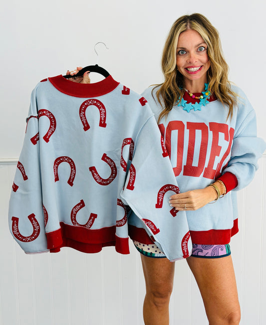 Rodeo 2-Sided Mock Sweatshirt (Reg.)