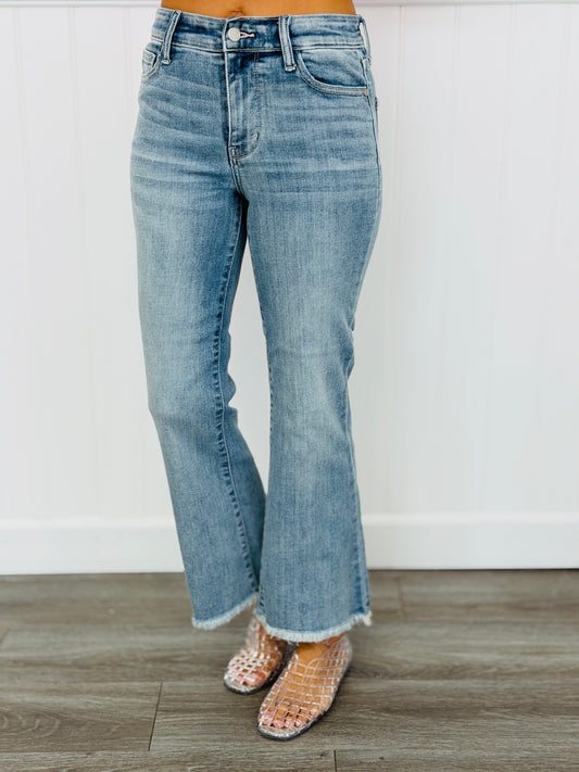 Judy Blue Kennedy Kick Flare Jeans (Reg. and Plus)