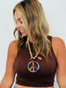 Flower Cut Out Crop Tank Top (Reg.) - 8 Colors
