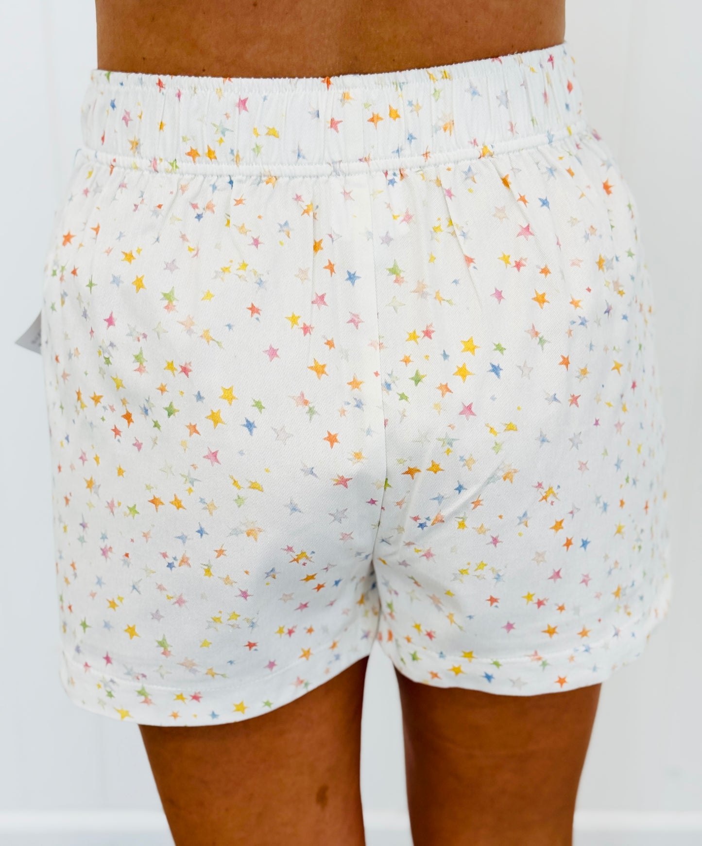 Ivory Star Printed Shorts (Reg.)