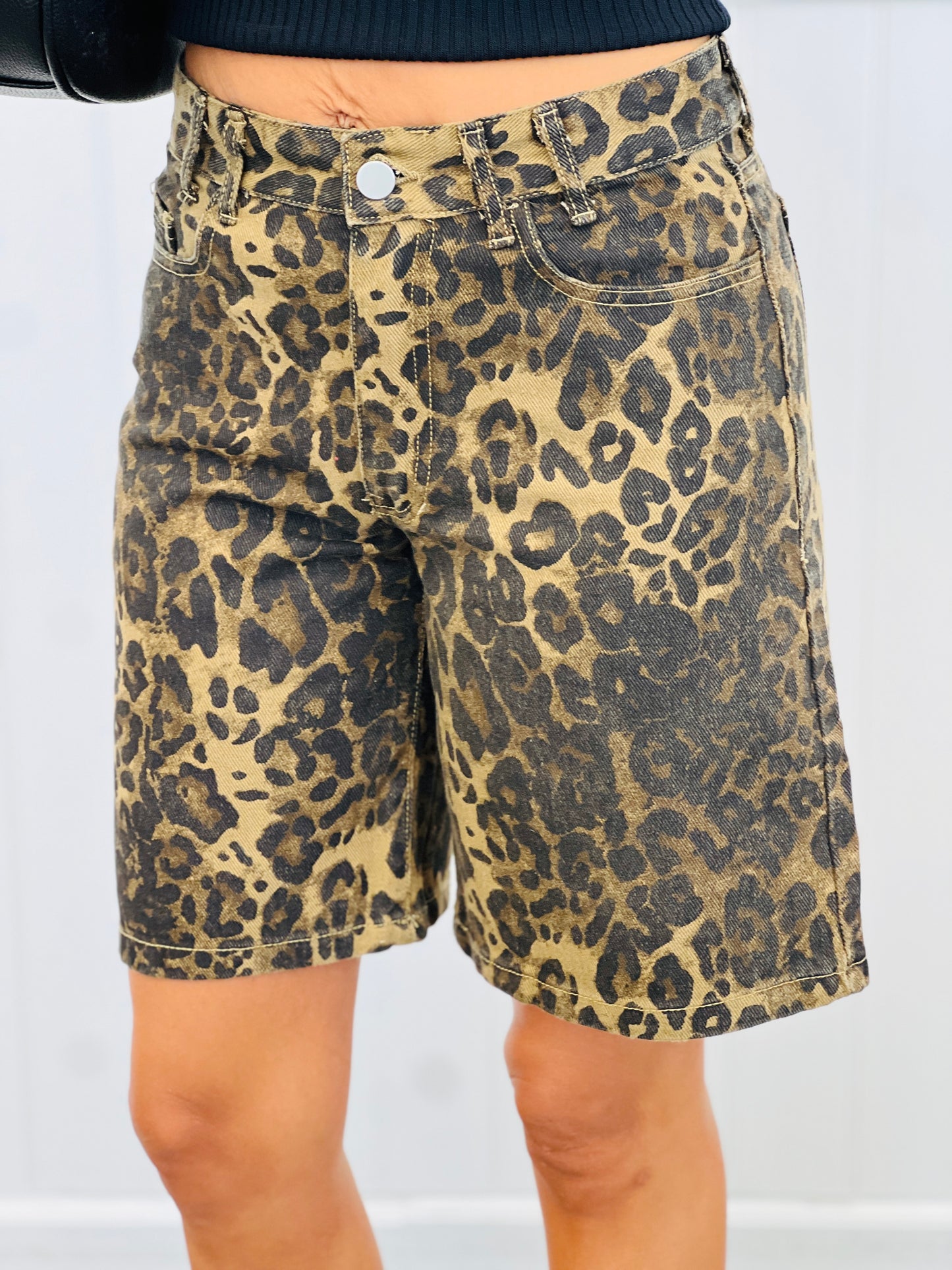 Fierce Leopard Colossus Jorts (Reg.)-2 Colors