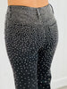 Black Rhinestone Studded Jeans (Reg & Plus)