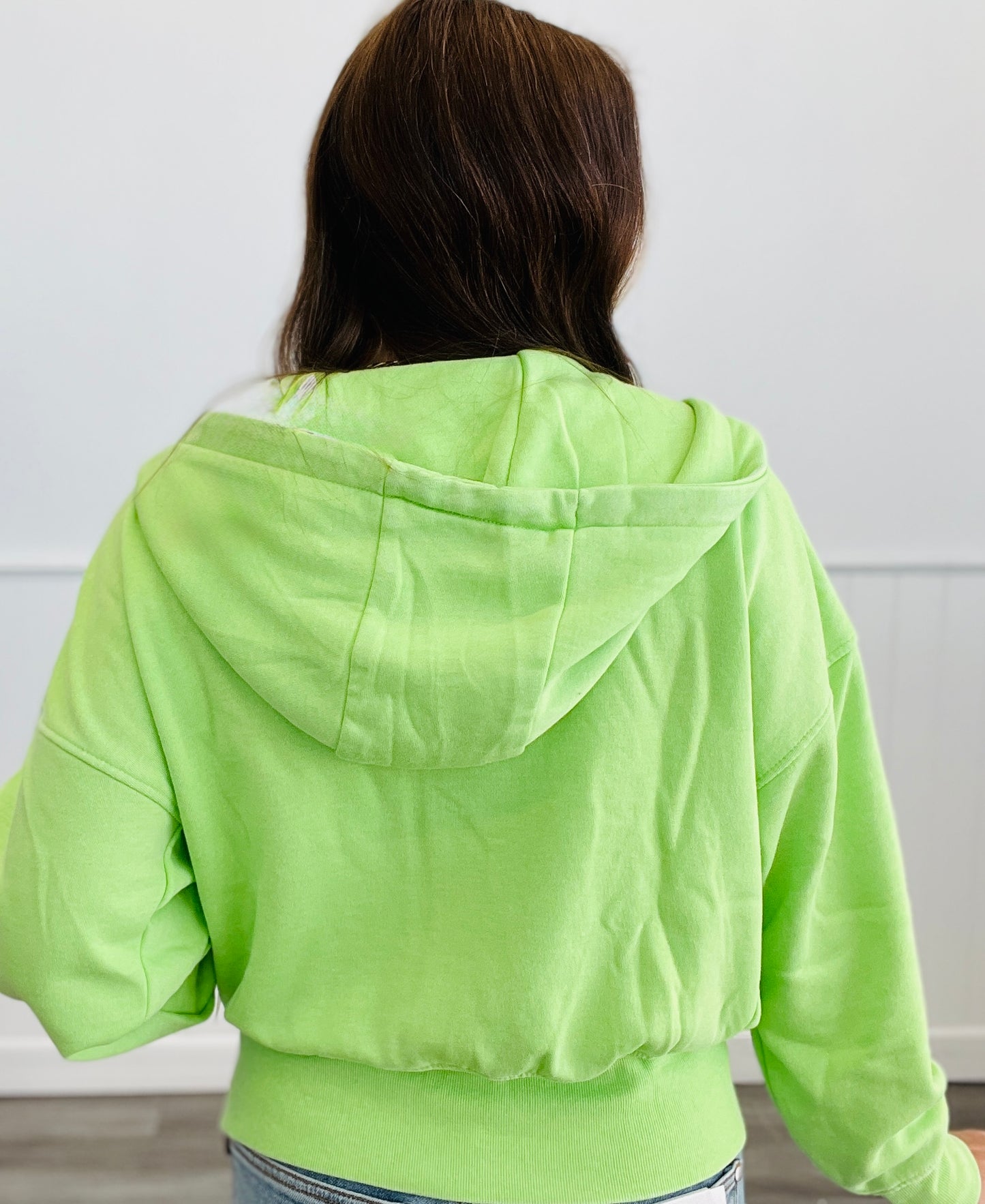 Green Glow Fleece Hoodie Jacket (Reg.)