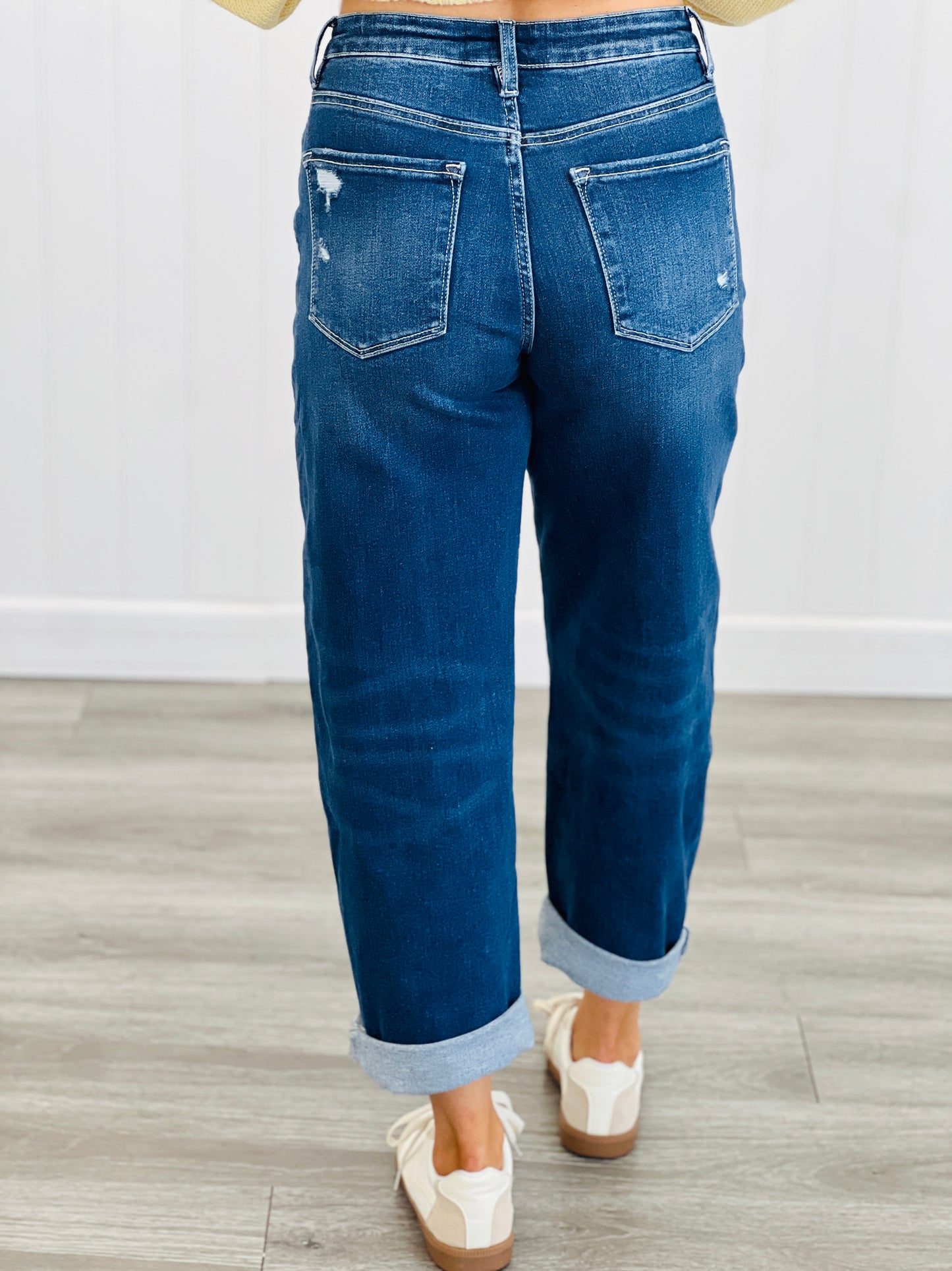 Fit Check High Rise Barrel Jeans (Reg & Plus)