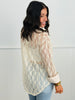 Ivory Lace Kathryn Button-Up Blouse (Reg. and Plus)