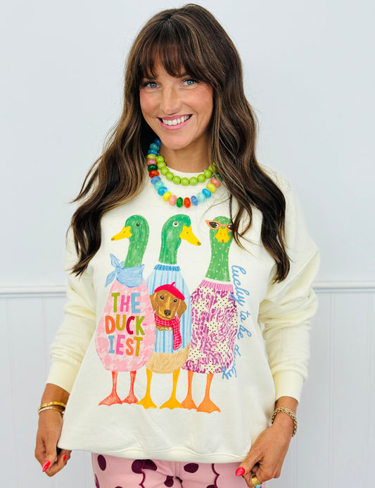 Lucky To Be Ducky Sweatshirt (Reg.)