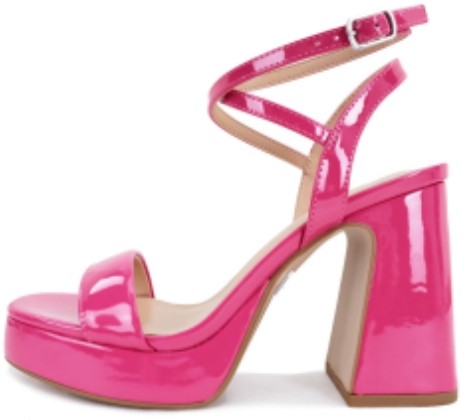 Hot Pink Center Stage Platform Heels