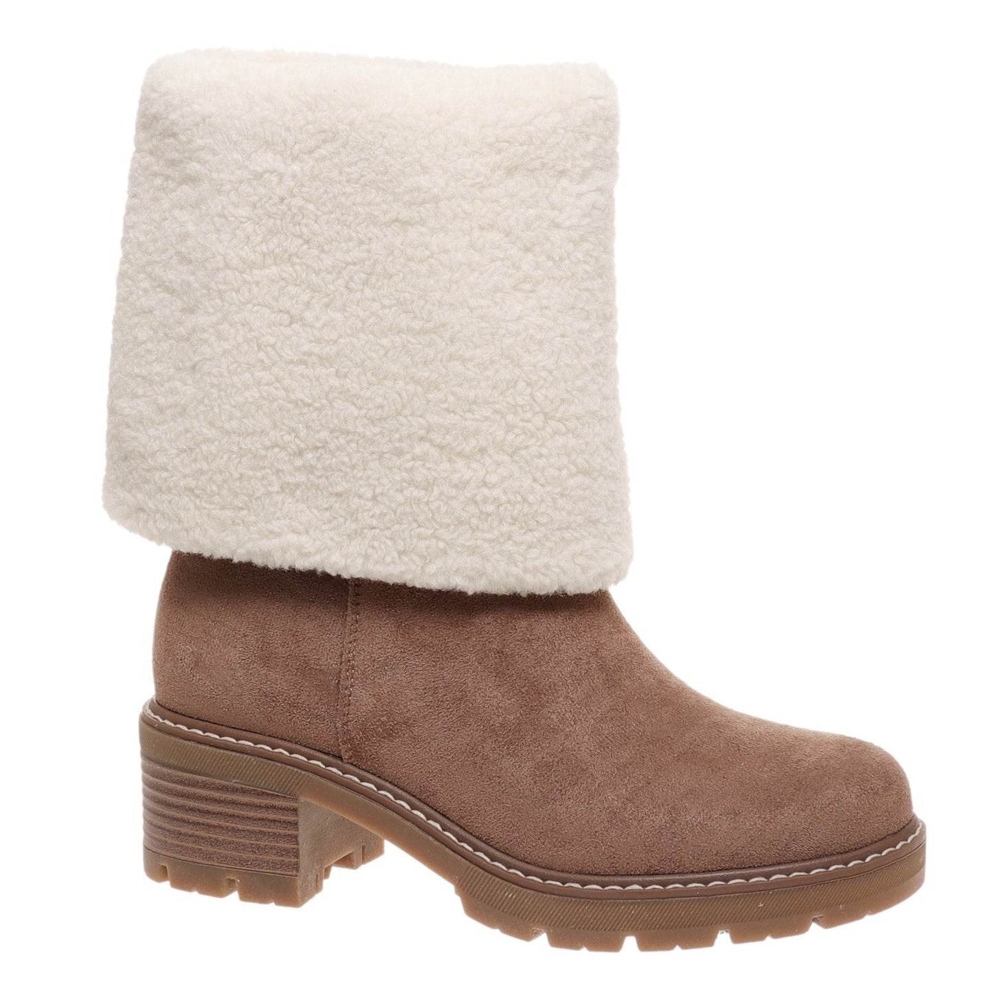 Taupe Brrr Babe Sherpa Boot