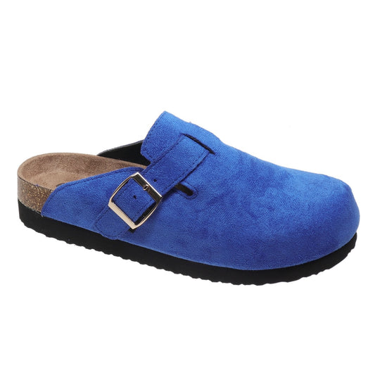 Deep Blue Ronan Buckle Mule
