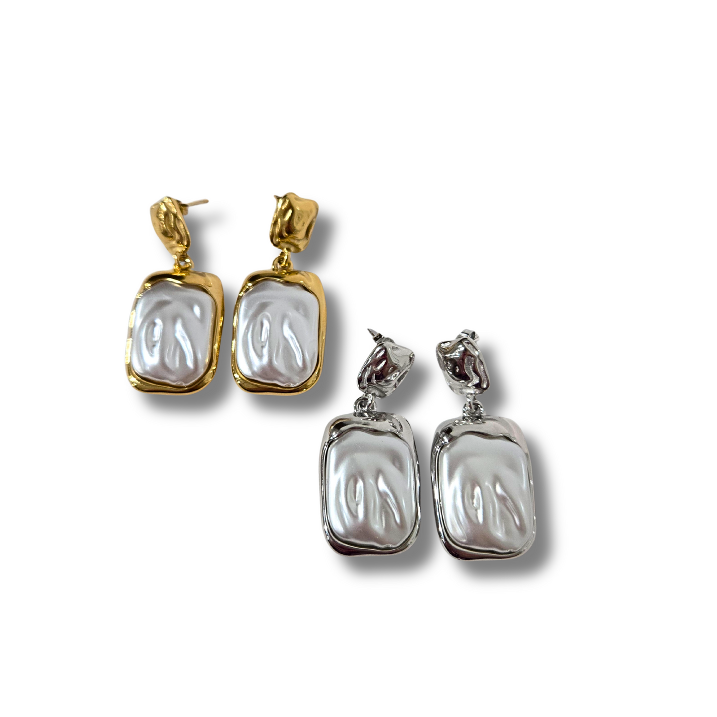 Wilma Pearl Stud Earrings (2 colors)