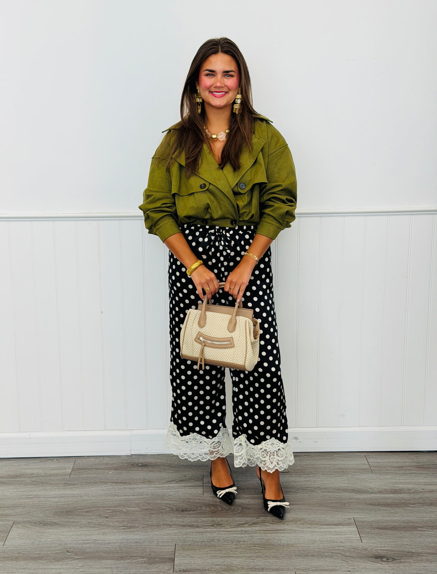Matcha Faux Suede Trench Jacket (Reg.)