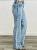 Risen Light Tummy Control Wonderfully Wide Leg Jeans (Reg & Plus)