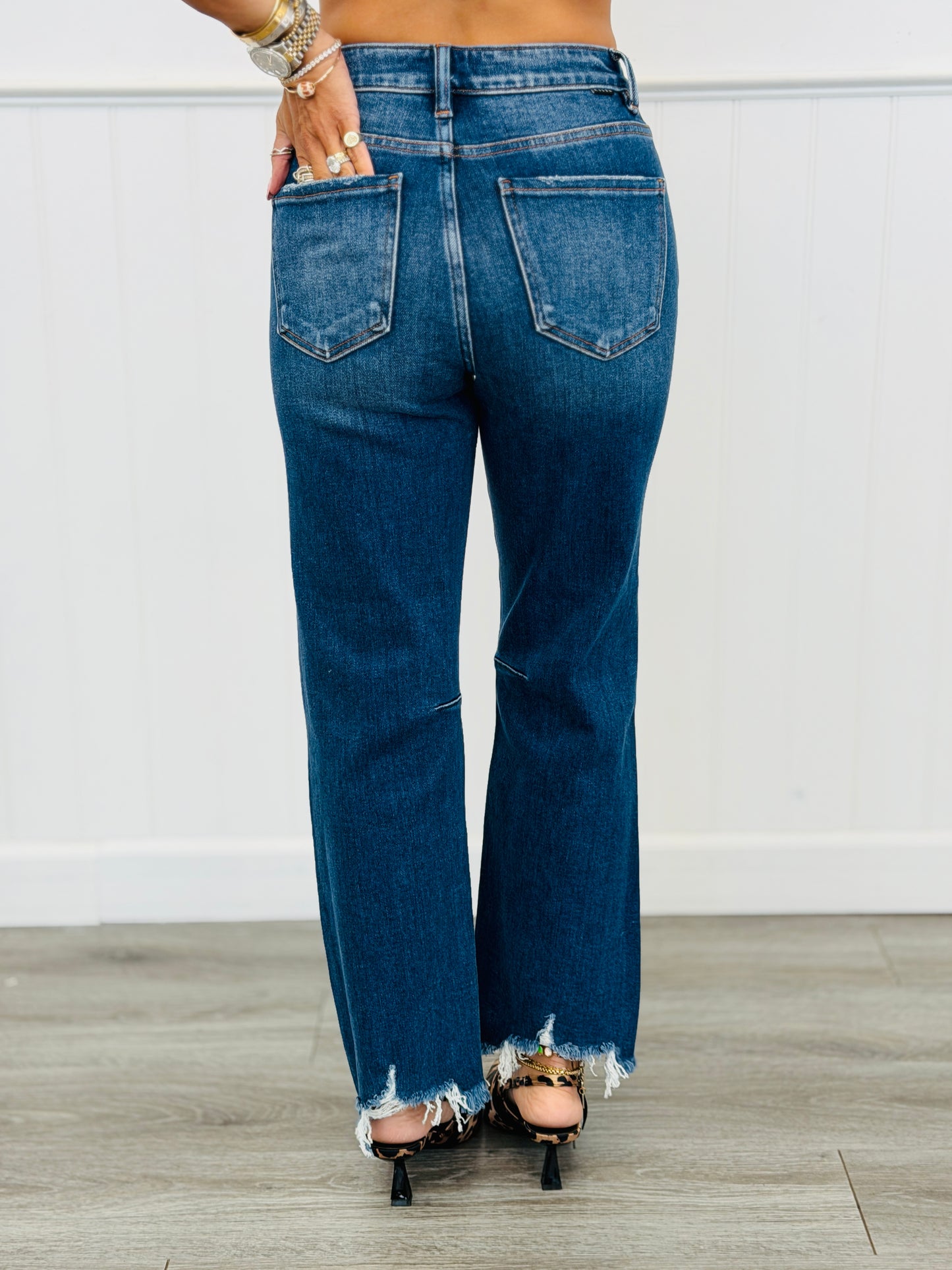 Risen Dark Becky With the Good Flare Jeans (Reg & Plus)