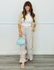 POL Natural Loose Weave Tassel Midi Cardigan (Reg.)