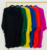 Oversized Button Down Maxi Shirt Dress (One Size) - 6 Colors
