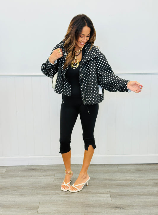 Black Polka Dot Jacket (Reg.)