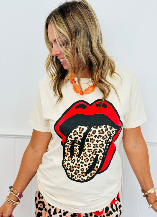 Leopard Speak Your Style Tee (Reg. and Plus)
