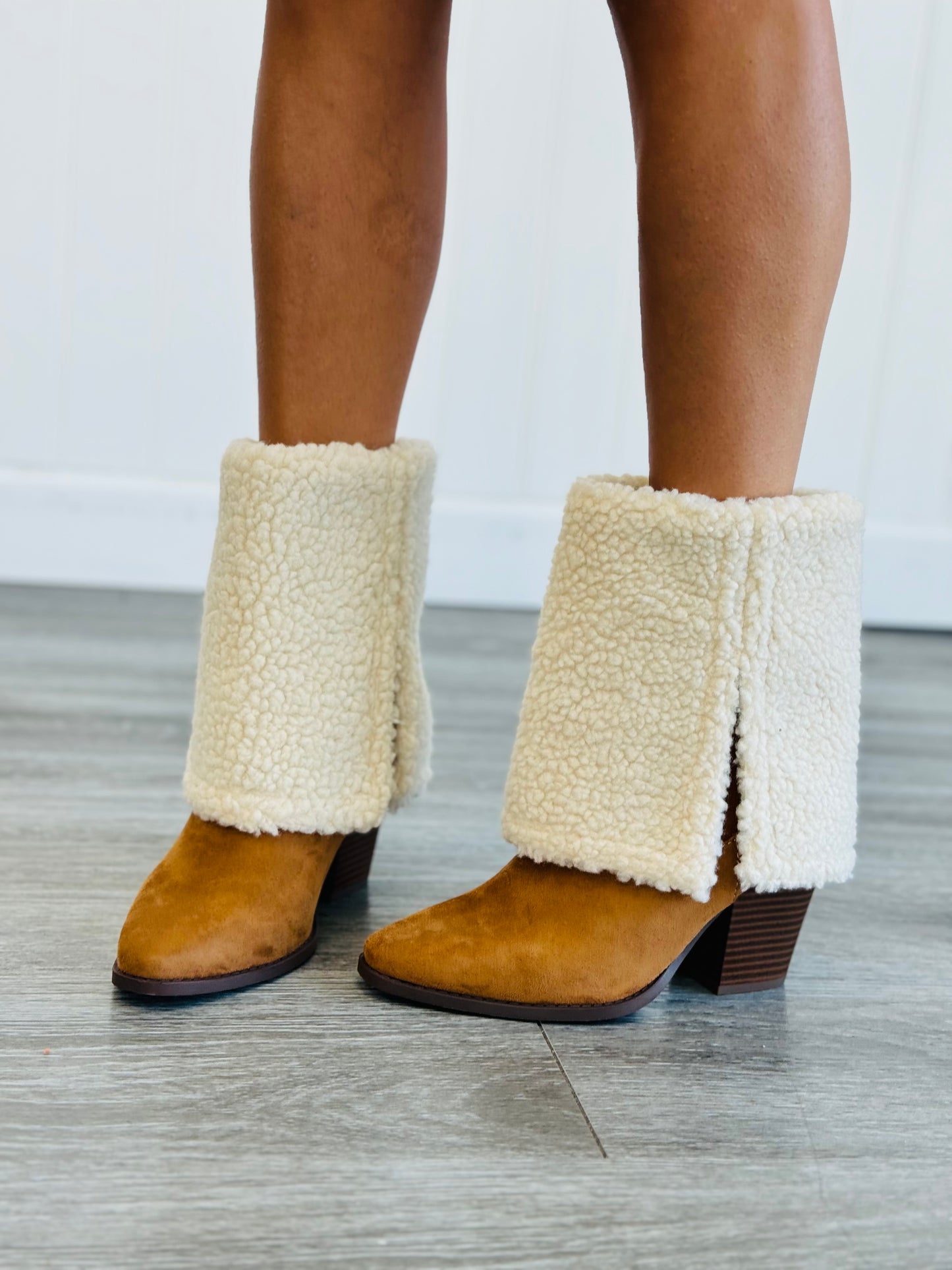 Warm Me Up Shearling Mid-Calf Boots