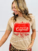 Go Home Cupid Bleached Graphic Tee (Reg. and Plus)