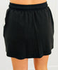 Black Well Loved Ribbed Skort (Reg. & Plus)