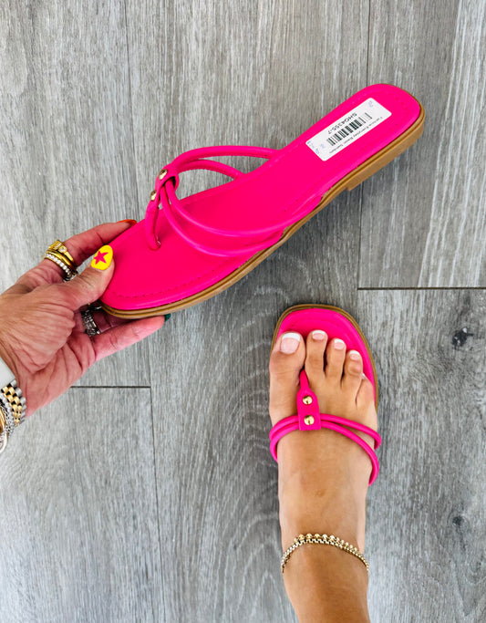 Fuchsia Everyday Basic Sandals