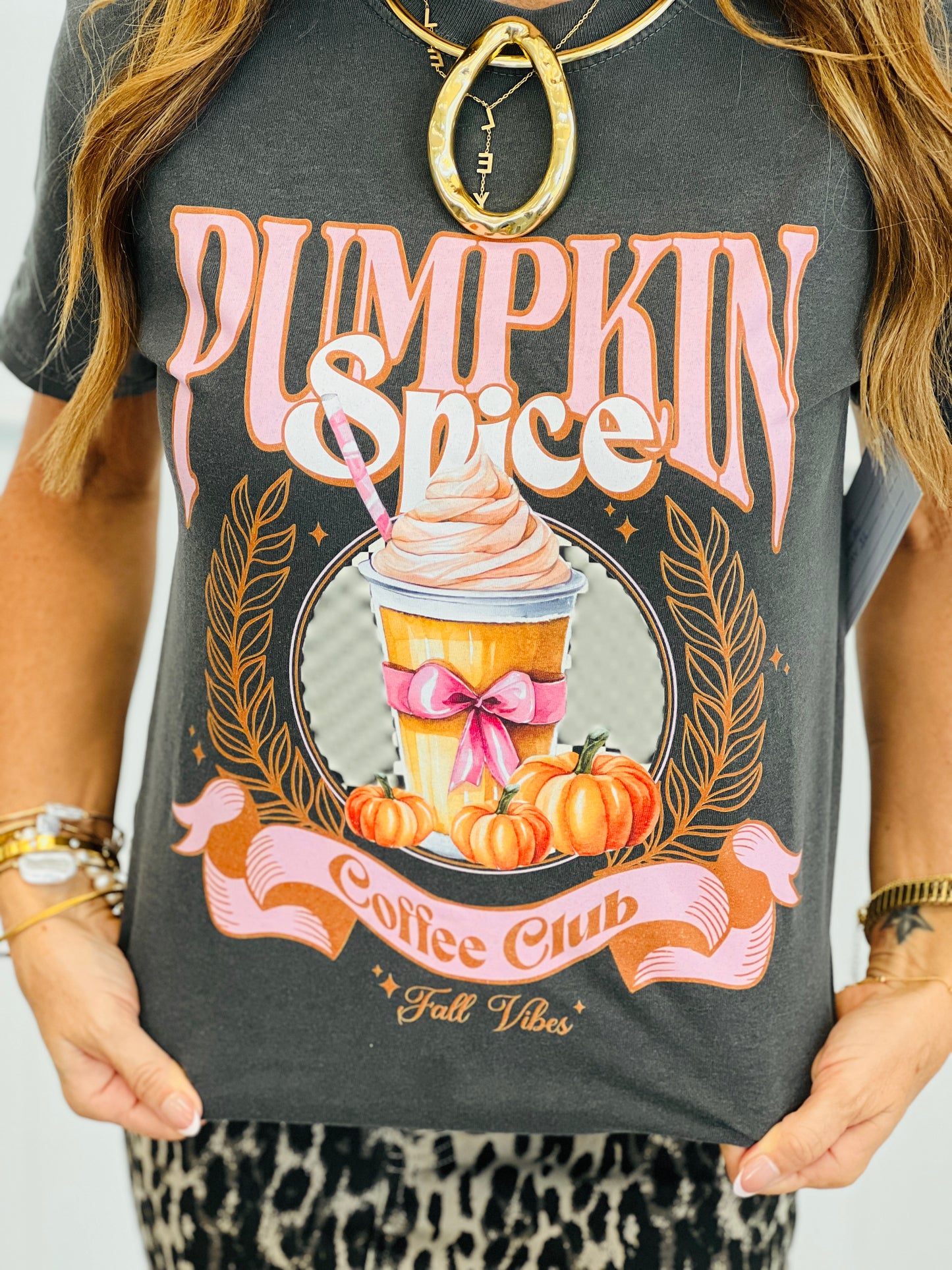 Pumpkin Spice Coffee Club Tee (Reg. and Plus)