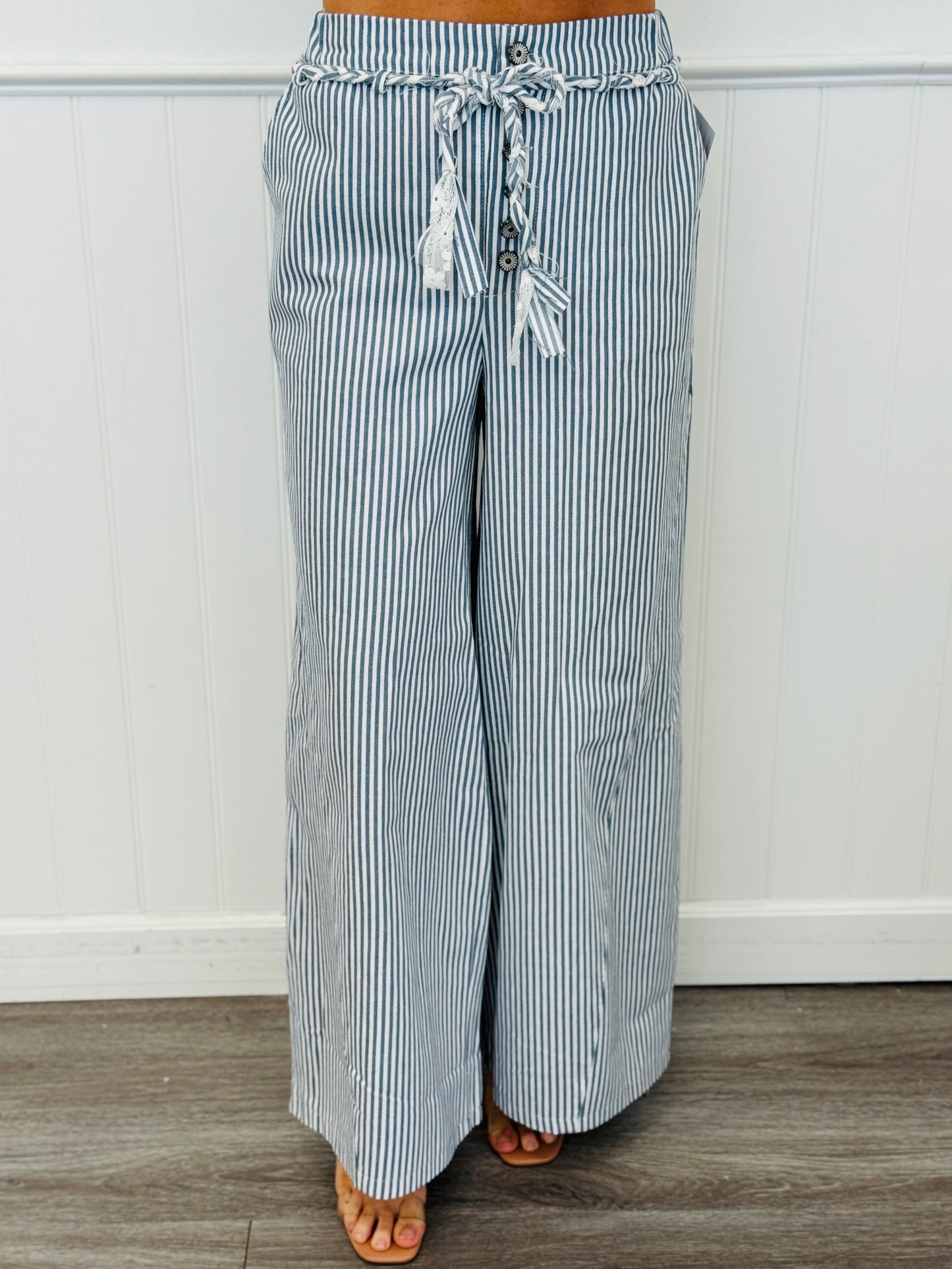 Striped Short Sleeve Top (Reg)- 2 Colors
