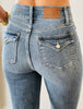 Judy Blue High Waist Dare To Flare Jeans (Reg. & Plus)