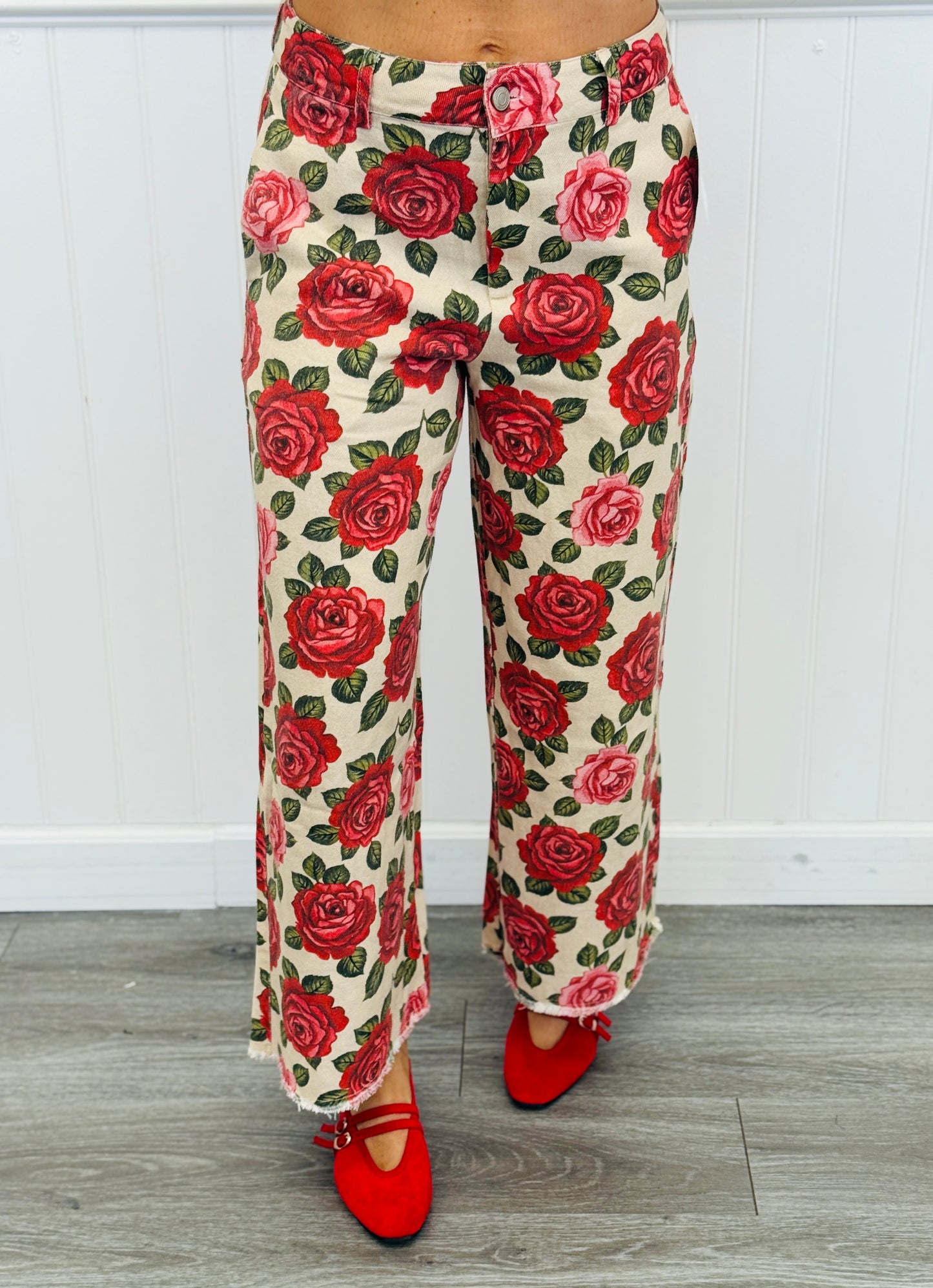 Red Beauty Rose Romance Pants (Reg.)