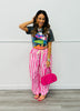 Colorful Striped Wide Leg Pants (Reg.)-3 Colors