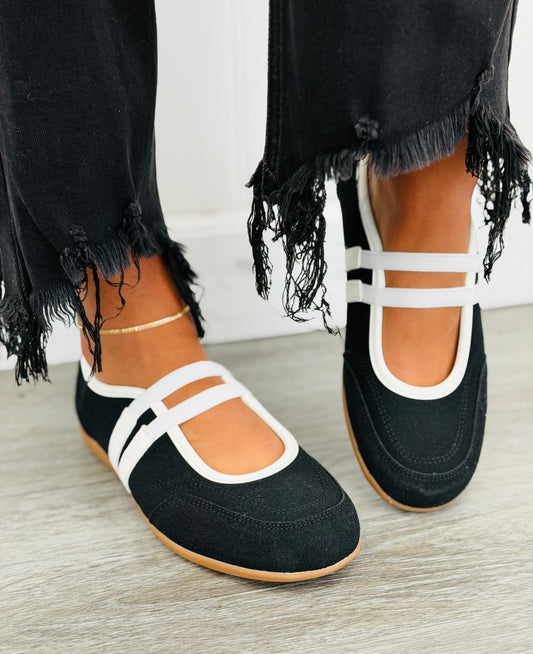 Black Simply Adorable Flats