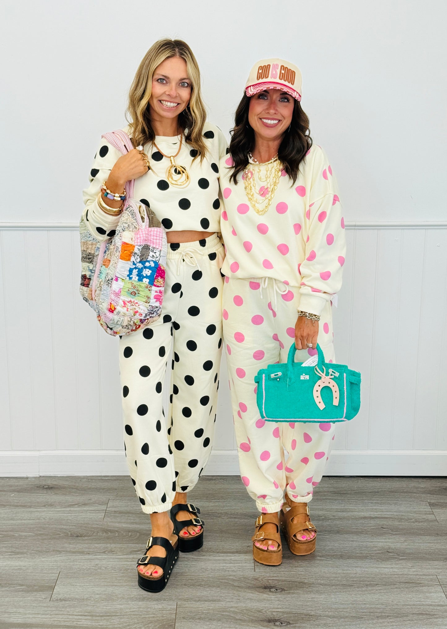 Polka Dot Sweatshirt (Reg.)-3 Colors
