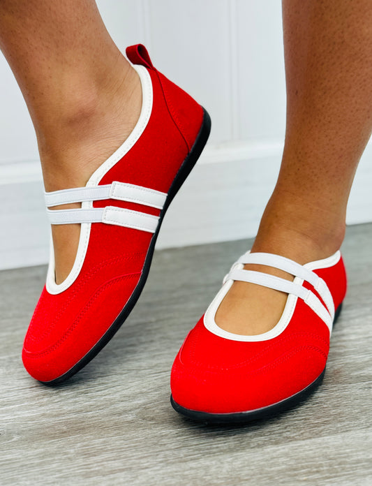 Red Simply Adorable Flats