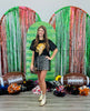 Black Fringe Football Game Day Tee (Reg.)