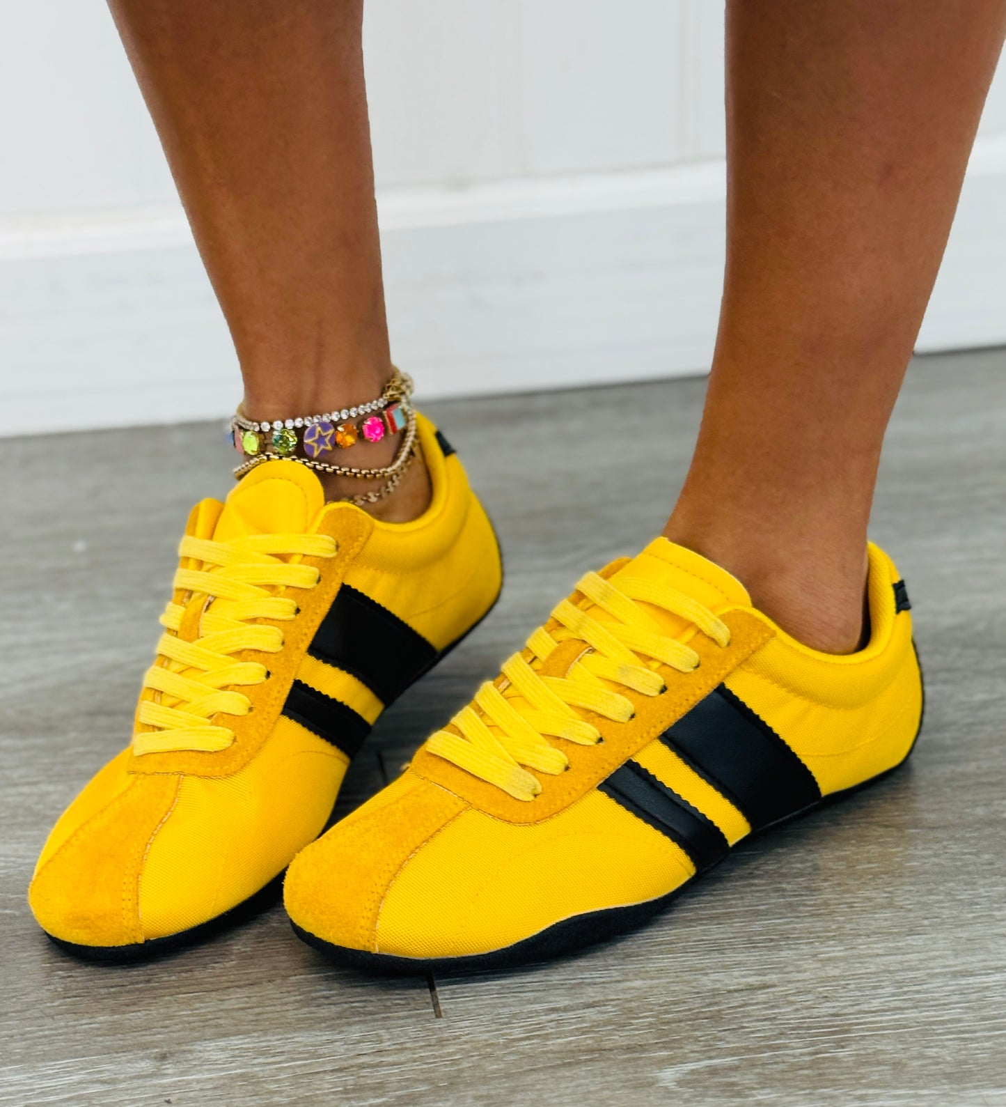 Yellow/Black Reach Your Goals Sneaker