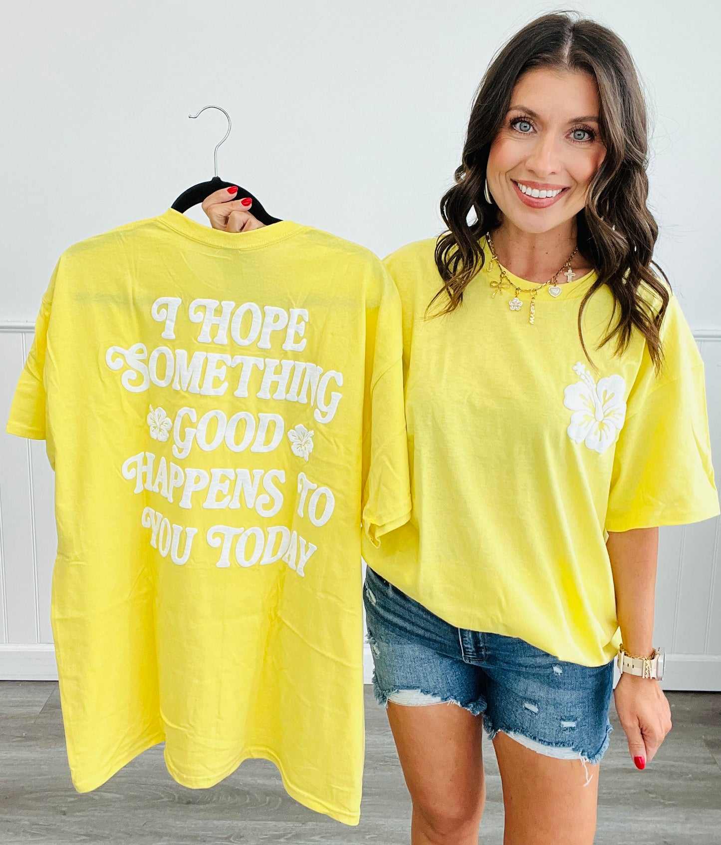 Light Yellow Something Good Tee (Reg.)