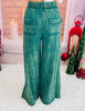 Green Christmas Plaid Bows Pants (Reg & Plus)