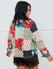 Quilted Patch Reversible Cotton Jacket (Reg. and Plus)