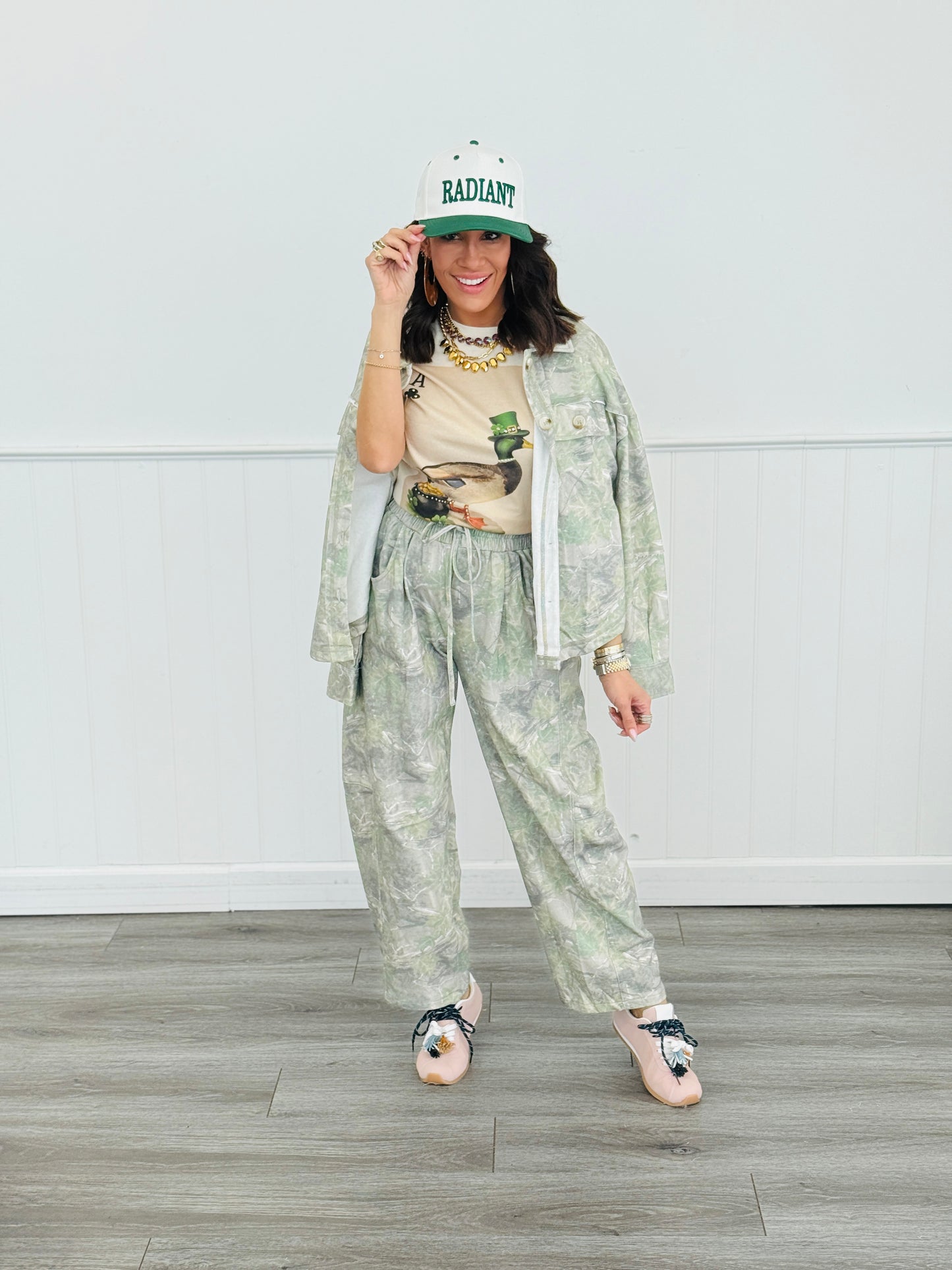 Olive Mix Camo Shacket (Reg.)