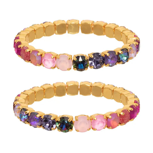 TOVA - The Oakland Stretch Bracelet in Candy Kisses