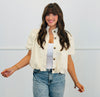 High Neck Bubble Hem Top (Reg.) - 2 Colors