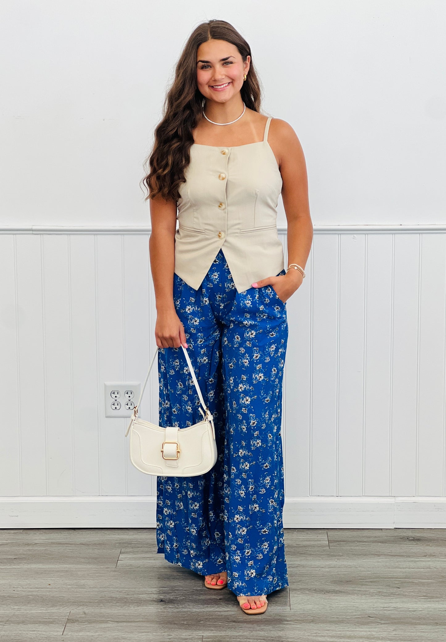 Strap Square Vest Top (Reg & Plus)-2 Colors