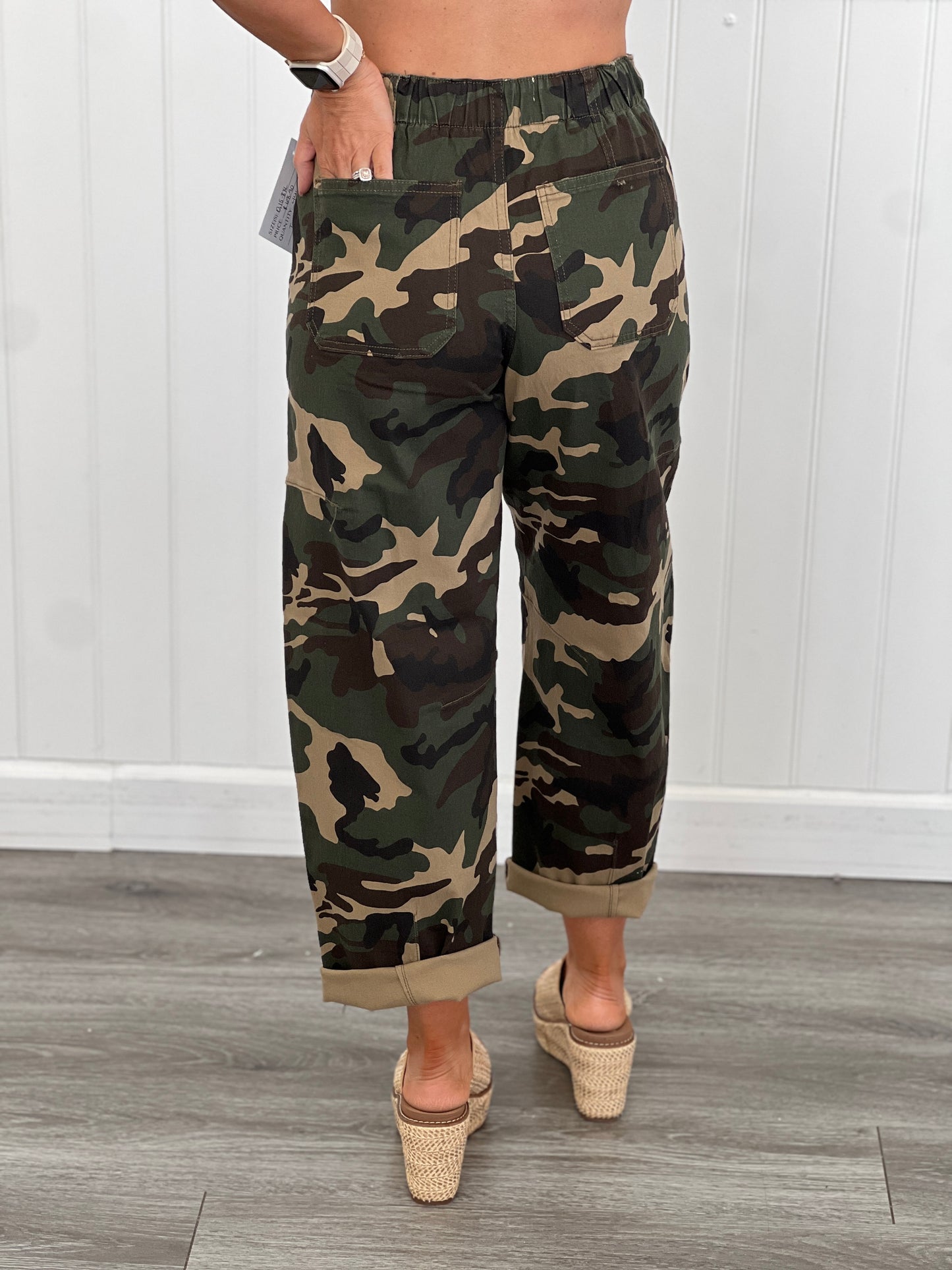 Risen Camo Walk In Nature Barrel Pants (Reg & Plus)