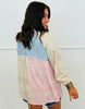 Pastel Bandana Patchwork Blouse (Reg & Plus)