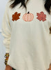 Cream Fall Patchwork Sweatshirt (Reg.)