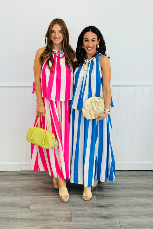 Bold Stripe Maxi Skirt (Reg.)-2 Colors