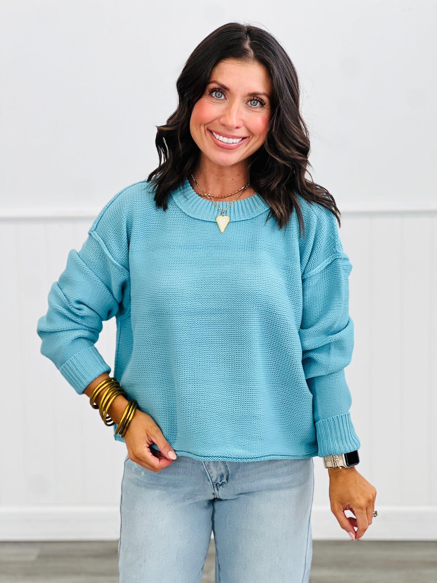 Boxy Embrace Oversized Sweater Top (Reg.)- 7 Colors