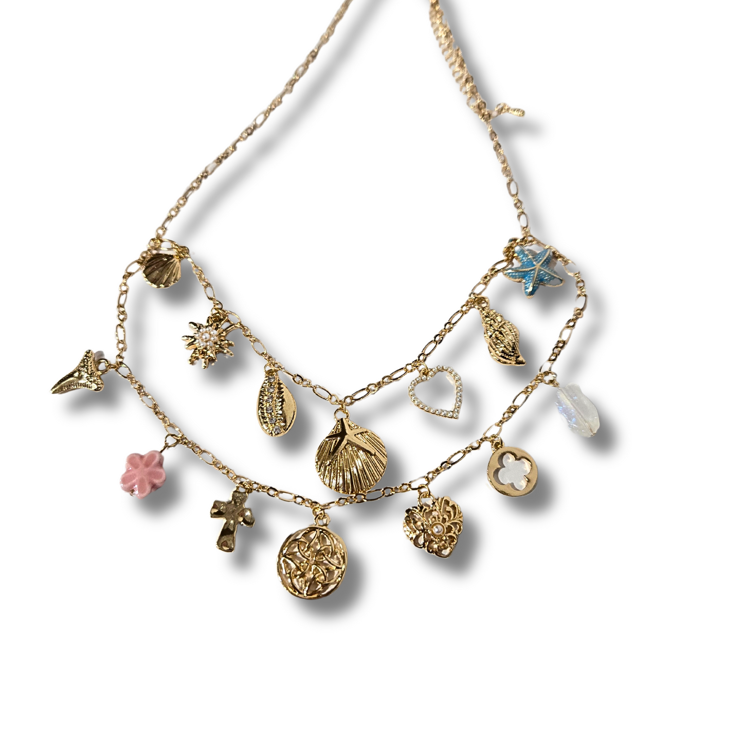 Sea Side Treasures Charm Necklace