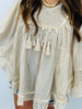 POL Natural Ruffled High Low Top (Reg.)